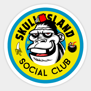 Skull Island Social Club Sticker